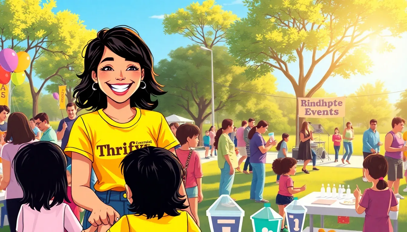 A community park event showcasing family-friendly activities and budget-friendly fun.